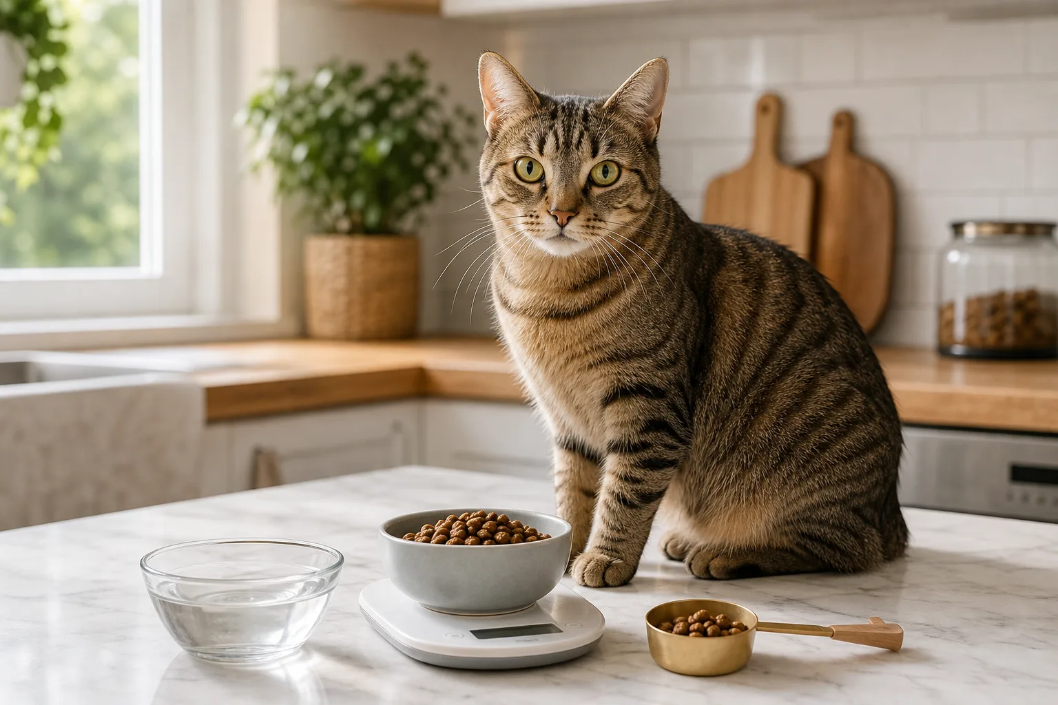 Premium editorial image for what to feed a cat: a beginner's guide to meals, water, and treats featuring a seal point Siamese adult cat