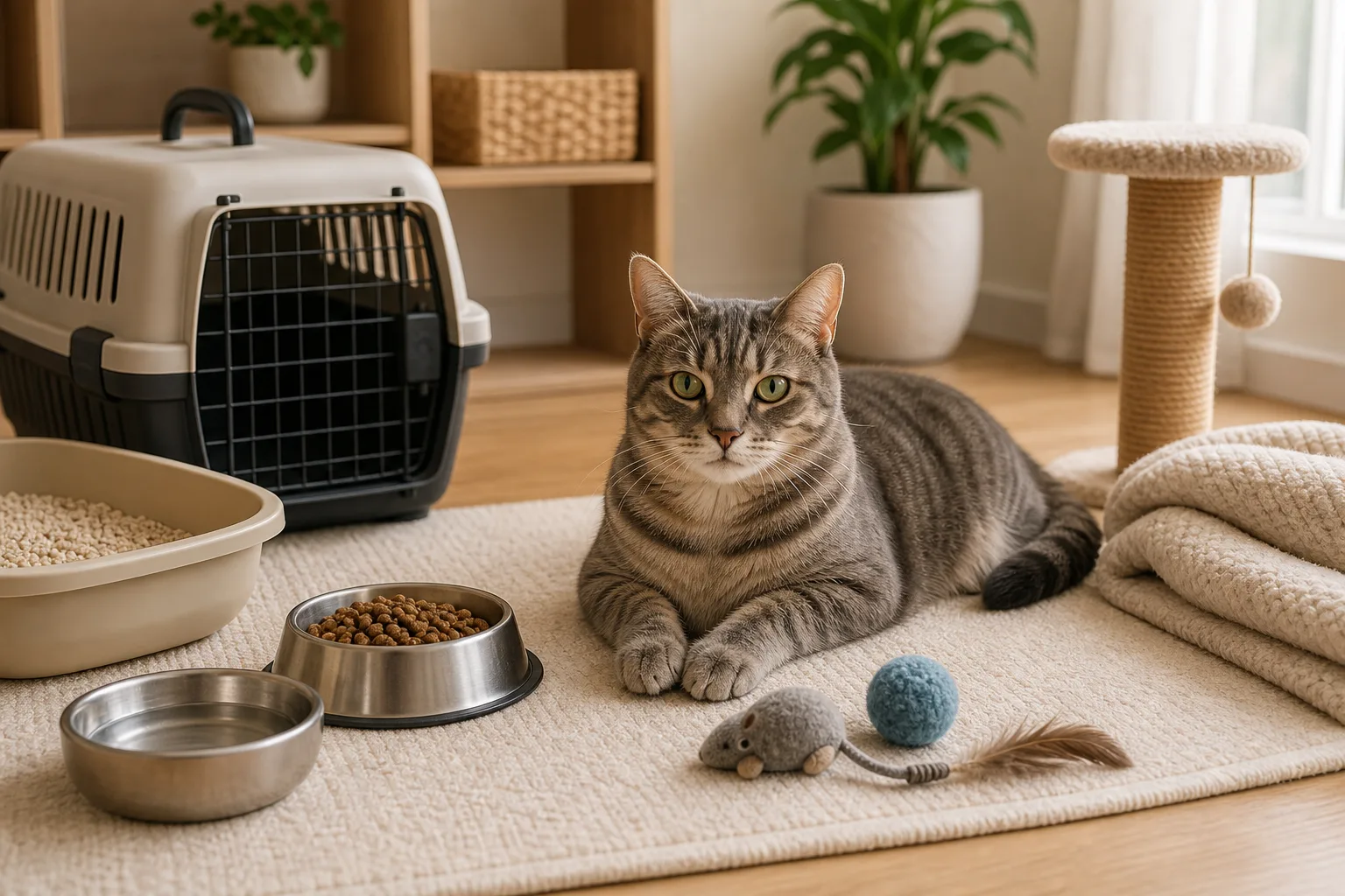 Cat Care Basics editorial image