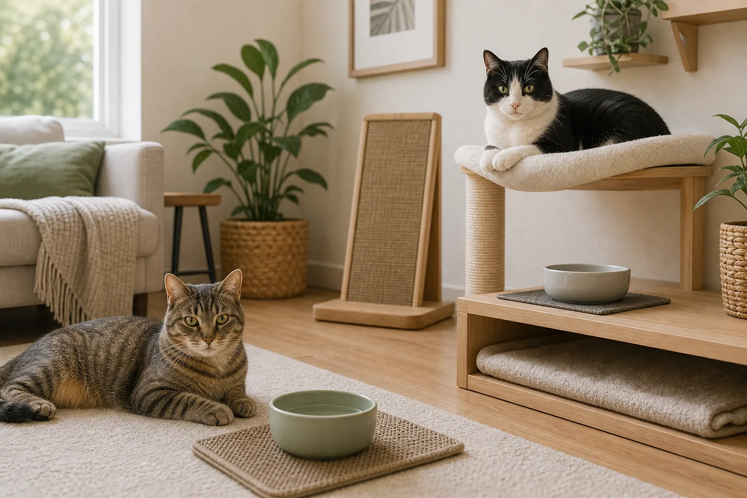 Multi-Cat Living editorial image