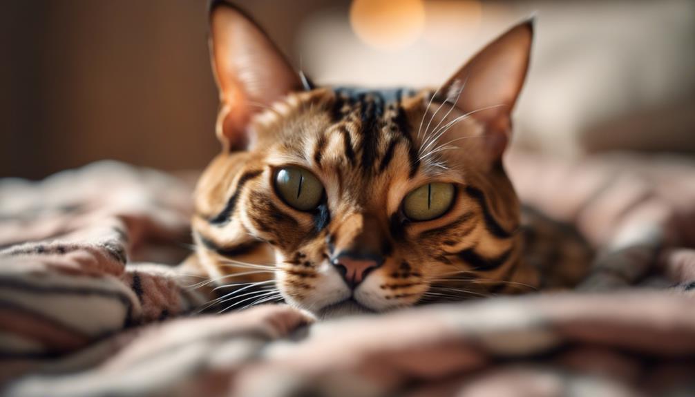 bengal cats love cuddles