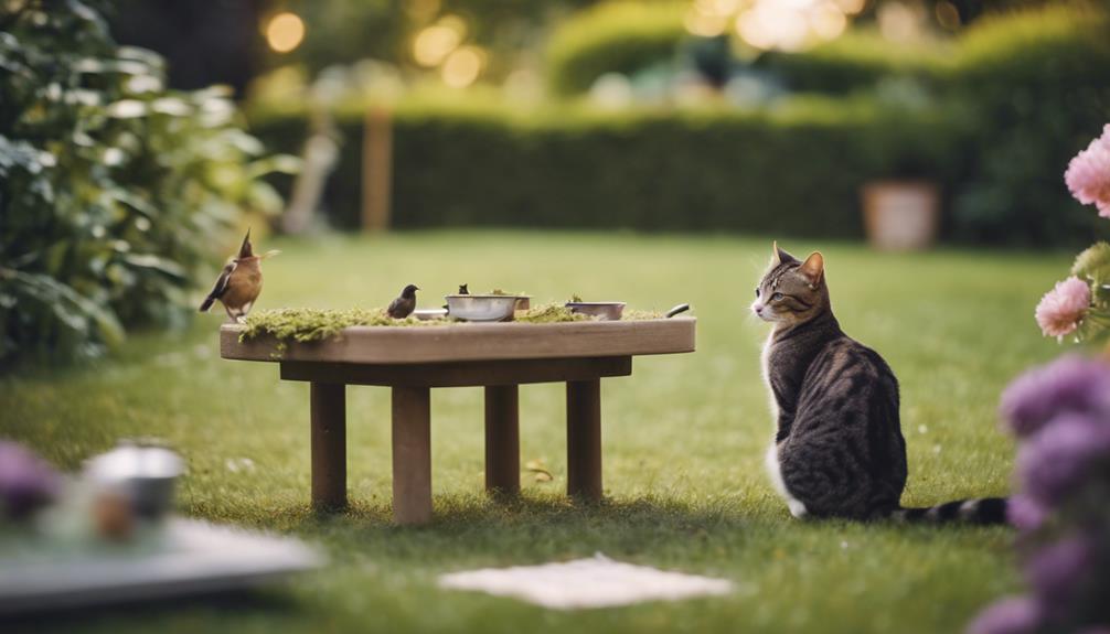 birds avoiding feeding stations