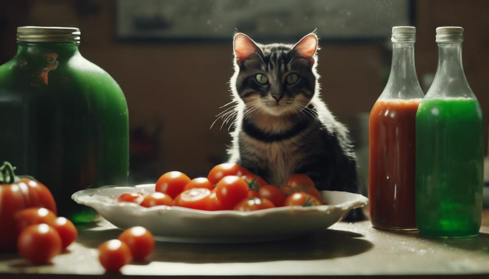 blending tomato juice smoothly