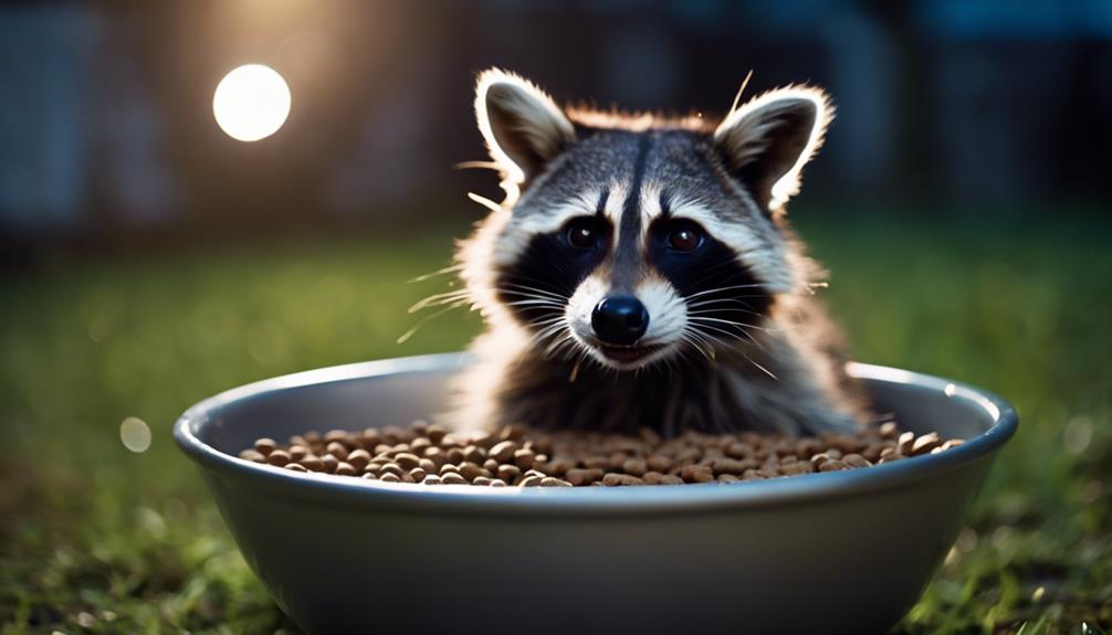 bright lights deter raccoons