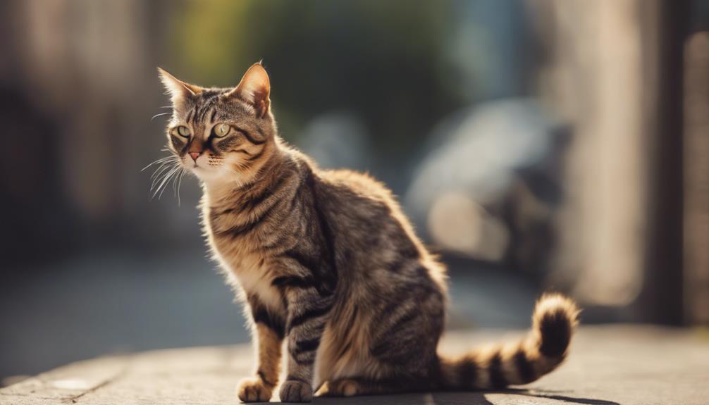 calm cat seeks comfort