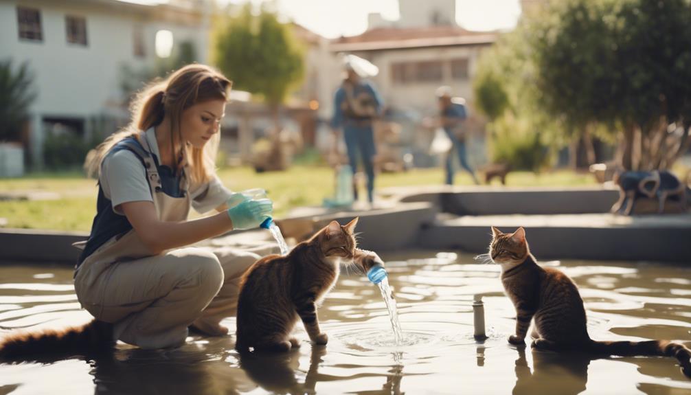 caring for cats daily