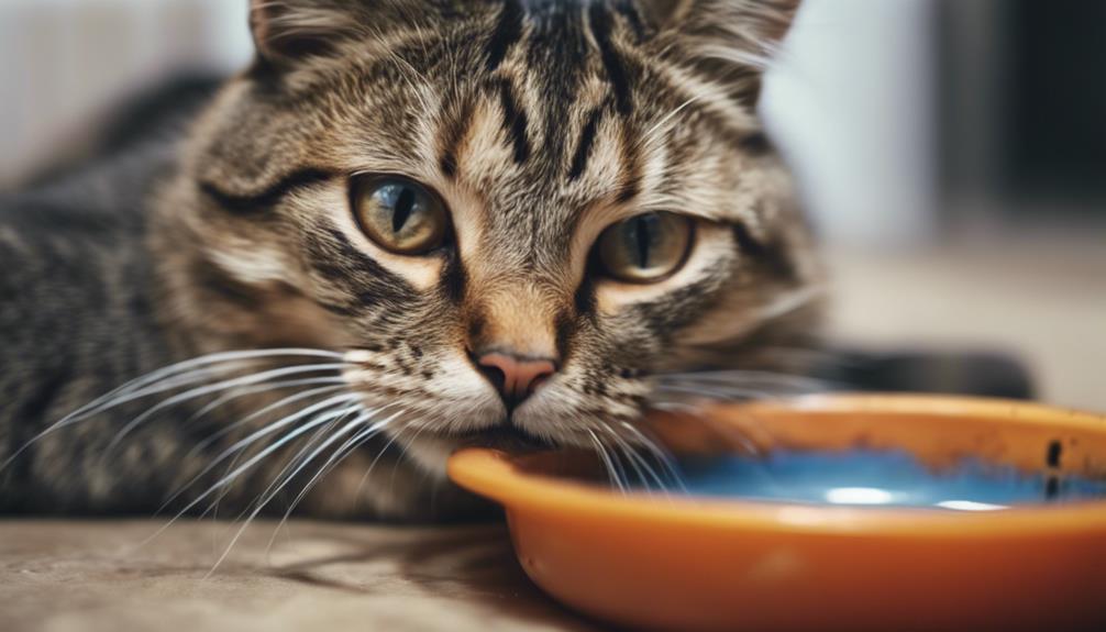 cat dehydration warning signs