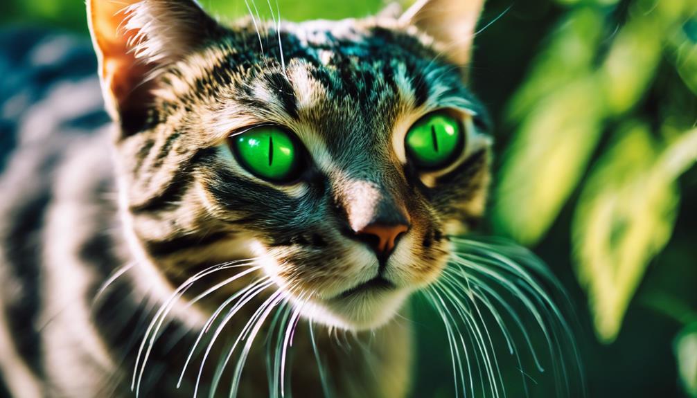 cat enjoys eating cicadas