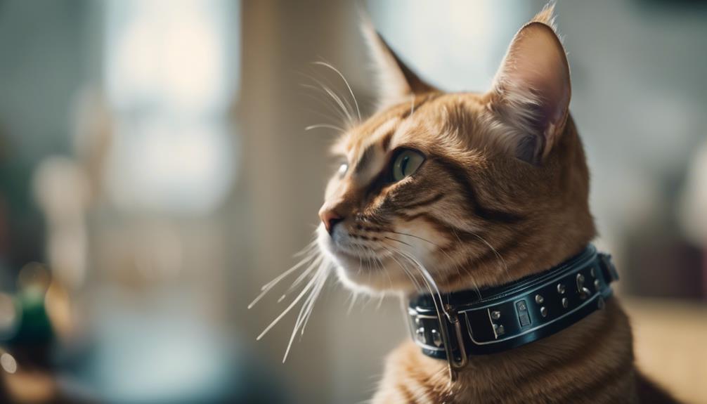 cat hearing and collars