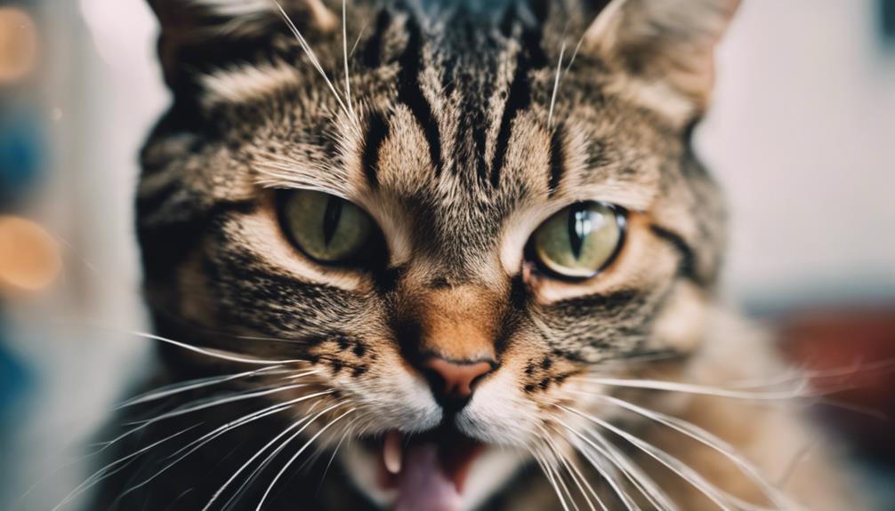 cat panting what signals