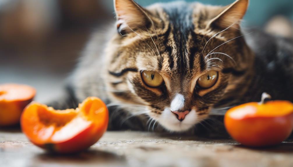 cat poisoning from persimmons