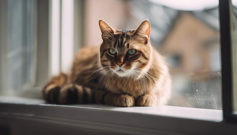 cat s curious gaze lingers