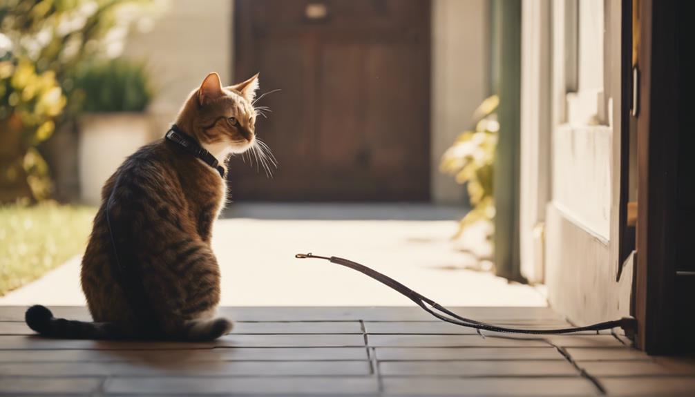 cat safety with harness