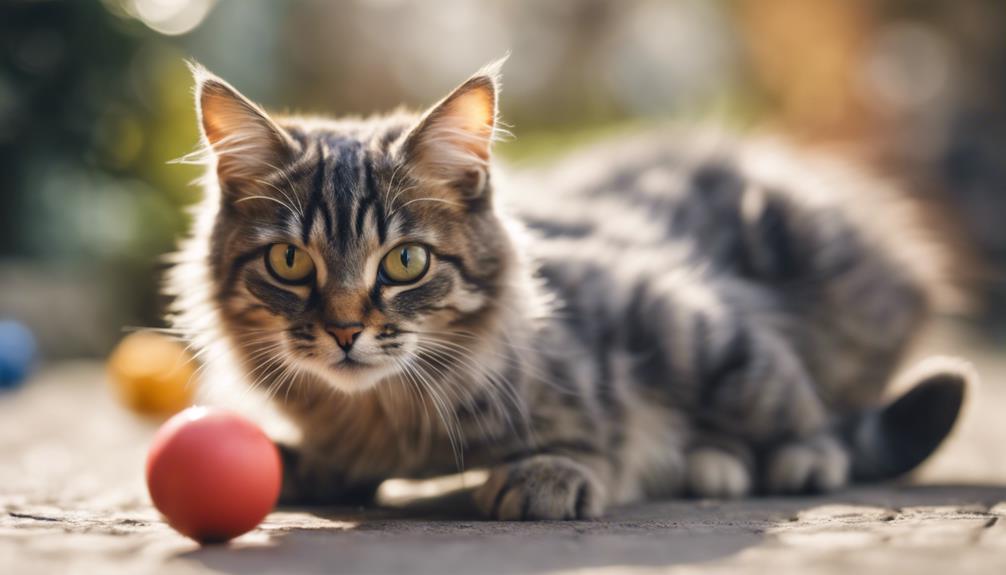 cat wiggling is playful