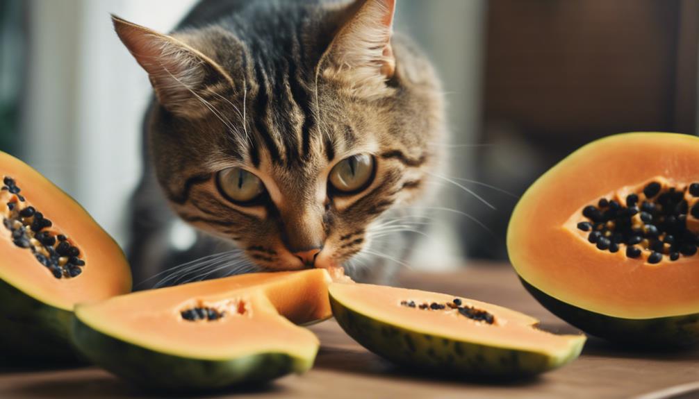 cats and papaya warning