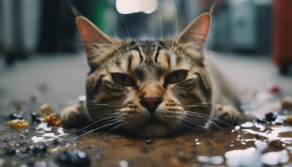 cats and vomiting frequency