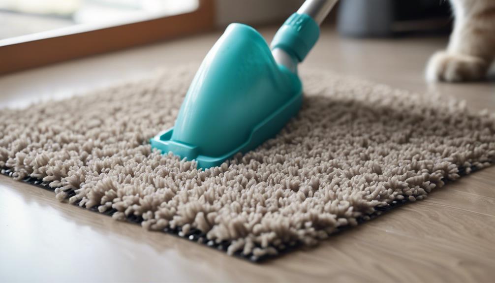 convenient mat cleaning methods