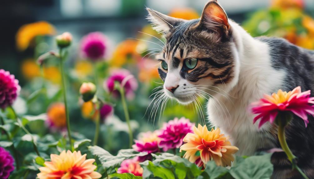 dahlia toxicity in felines