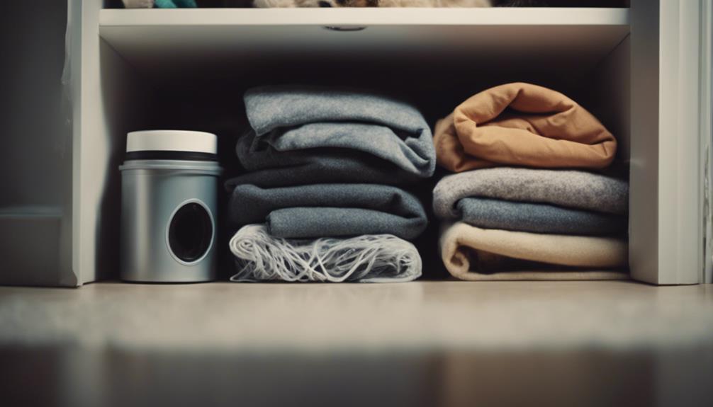 dander reduction through storage