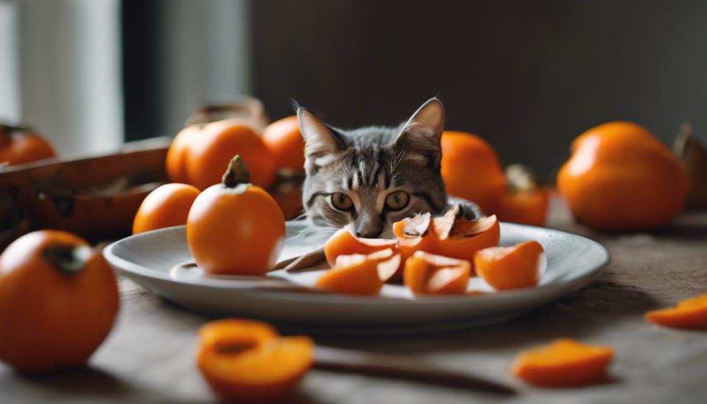 feeding persimmons to cats