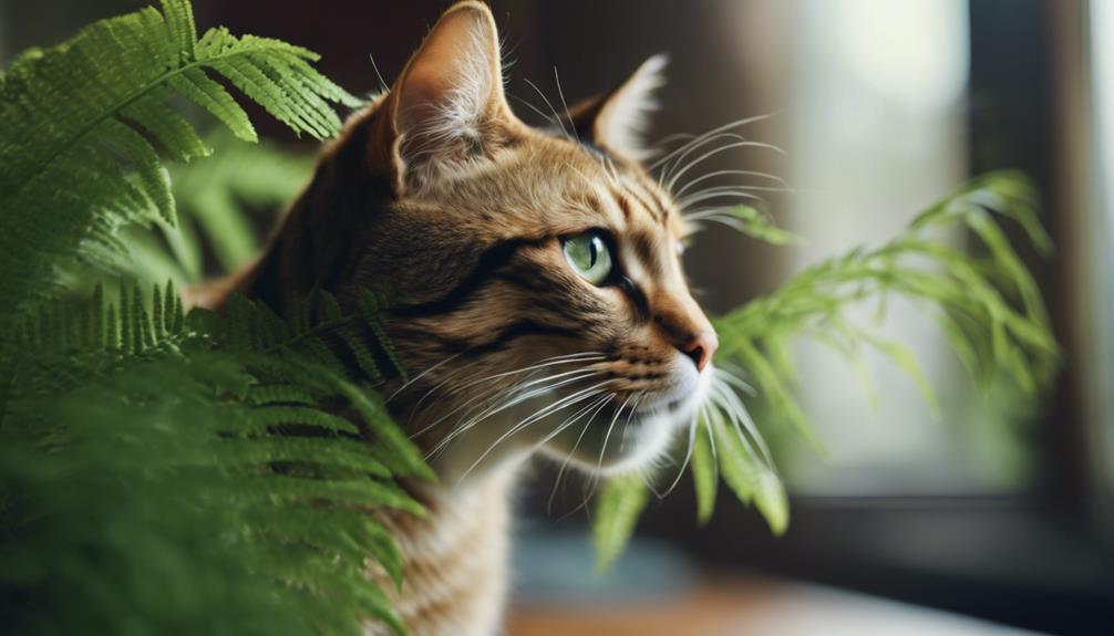 ferns harmful to felines