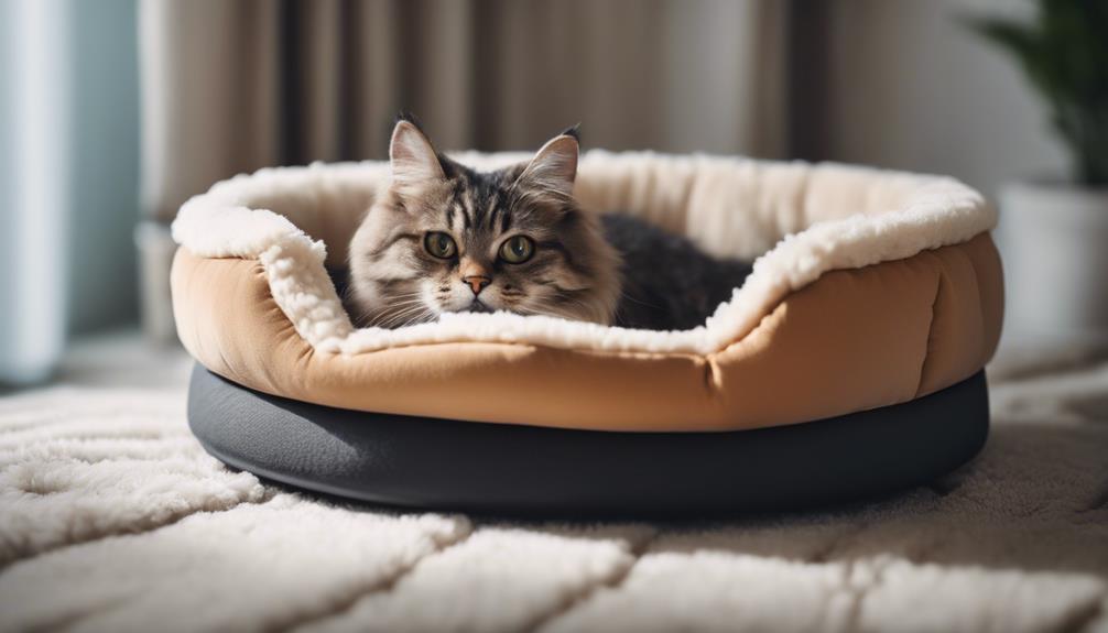 heated cat bed precautions