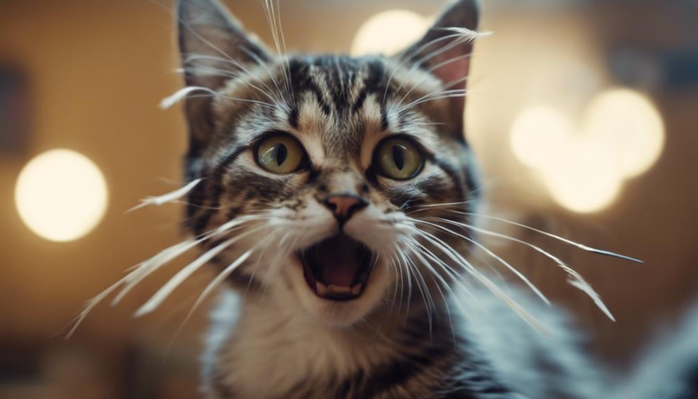 interacting with a playful feline