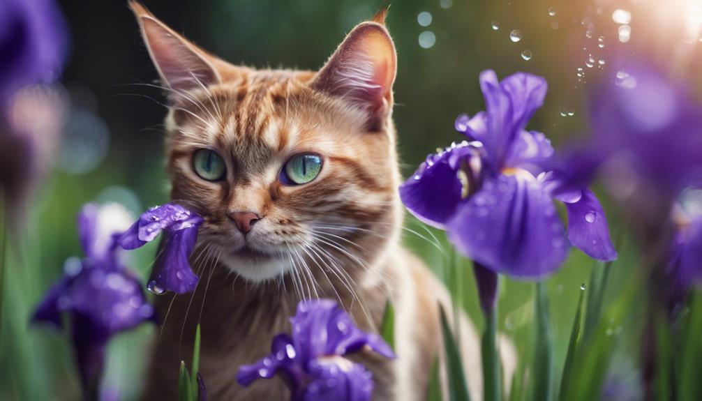 irises toxic to cats