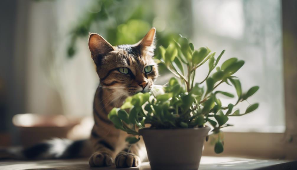 jade plant harmful to cats