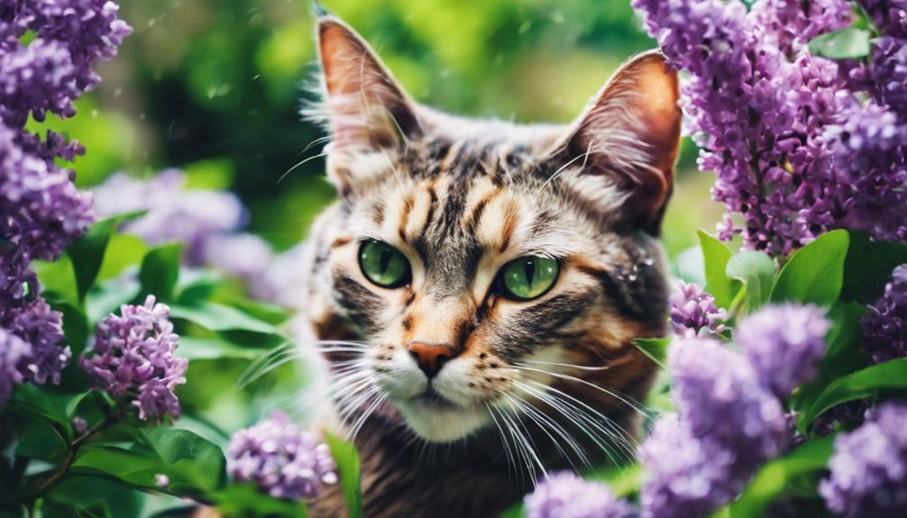 lilacs and cats harmony