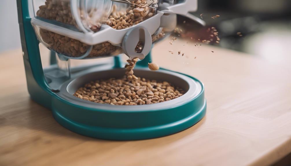 mechanism of gravity feeders