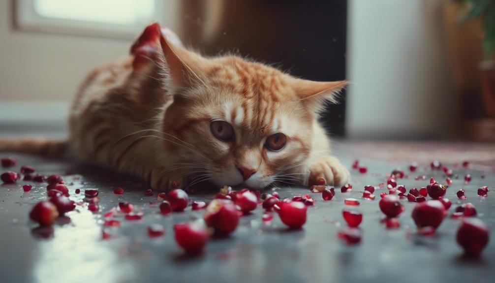 pomegranate toxicity in cats