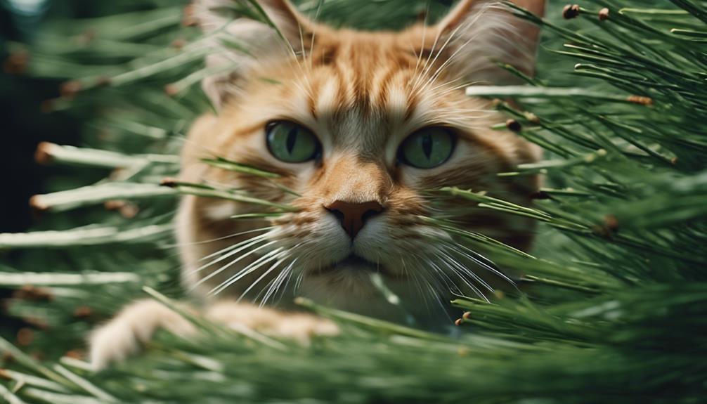 preventing pine needle ingestion