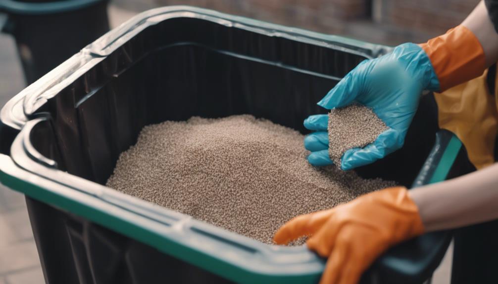 proper cat litter disposal