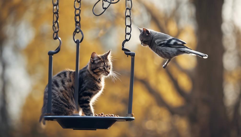 protect bird feeder from squirrels