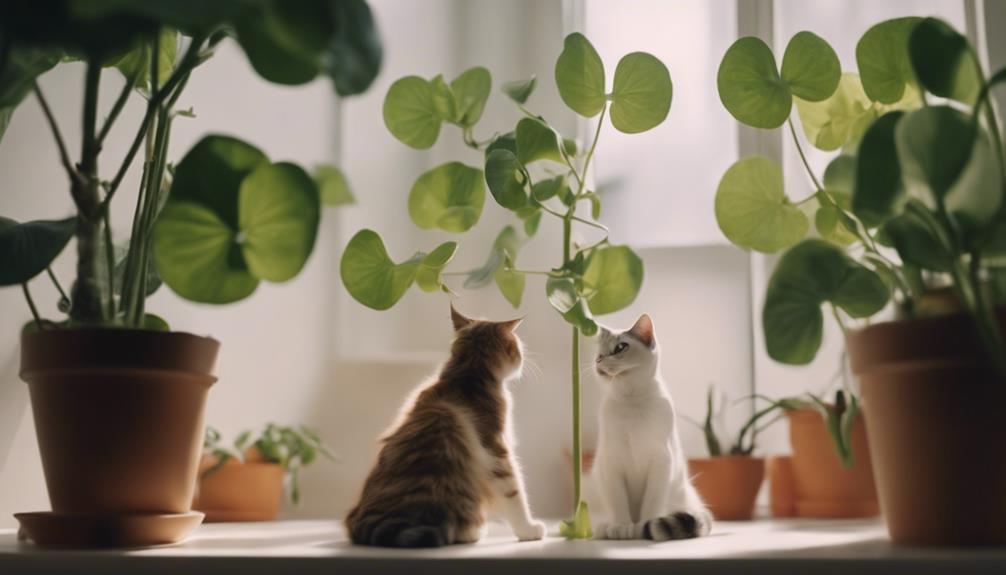 protecting cats from pilea
