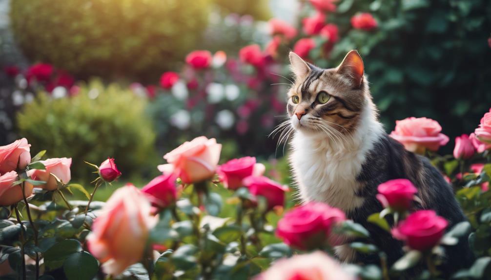 protecting felines from flowers