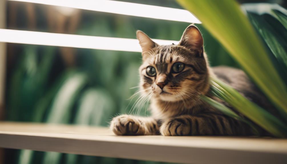 protecting plants from felines