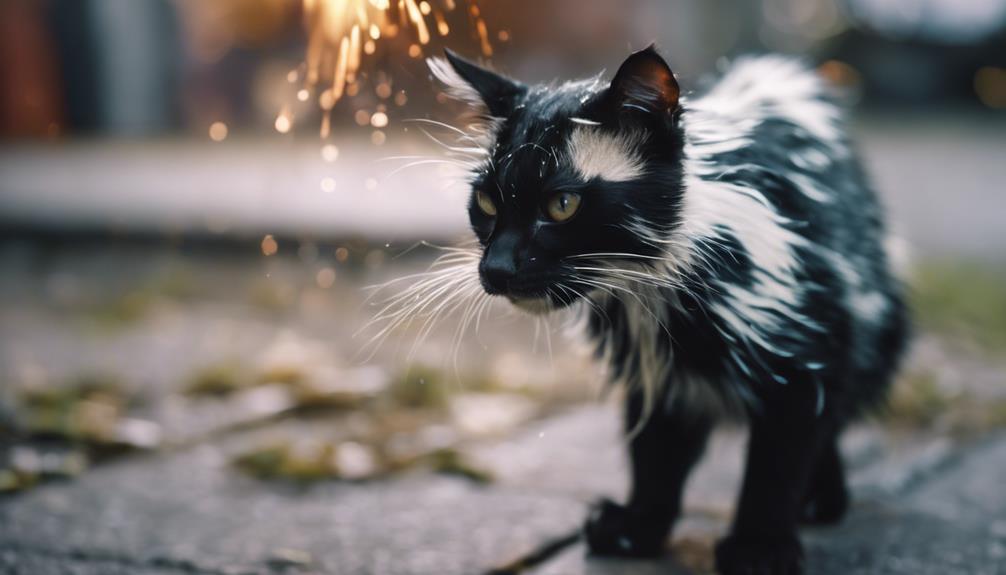 skunk spray causes blindness