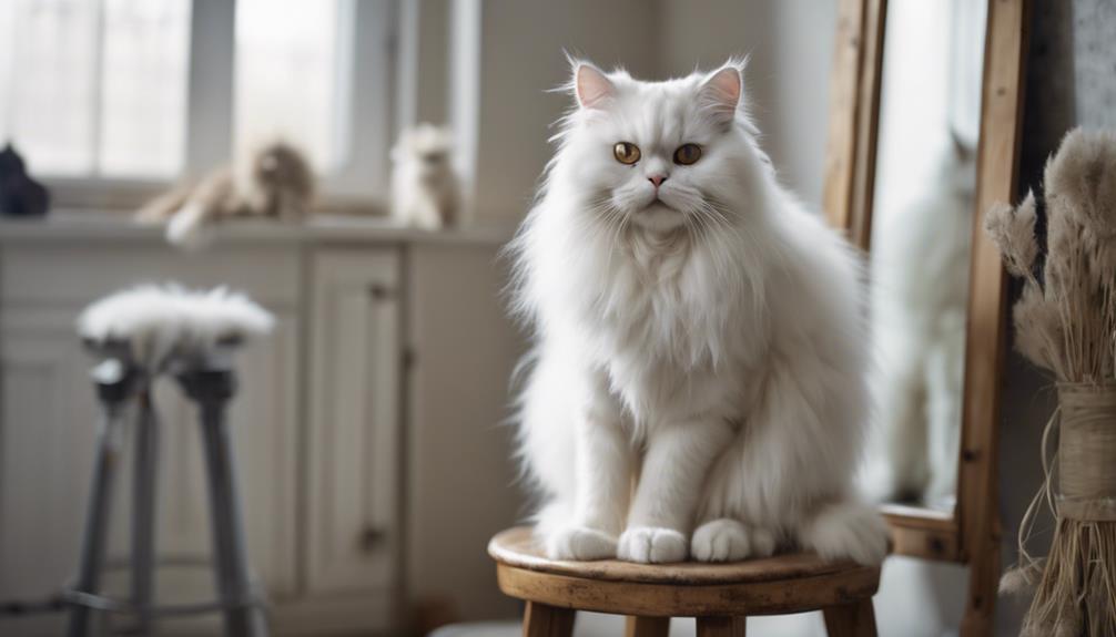 tracking feline grooming habits