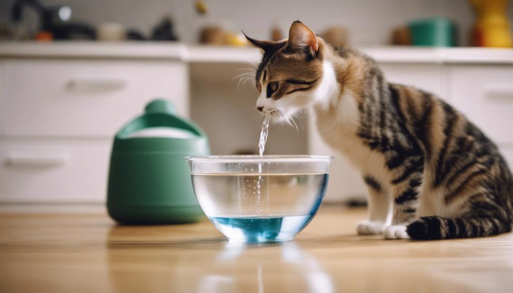 tracking feline water consumption